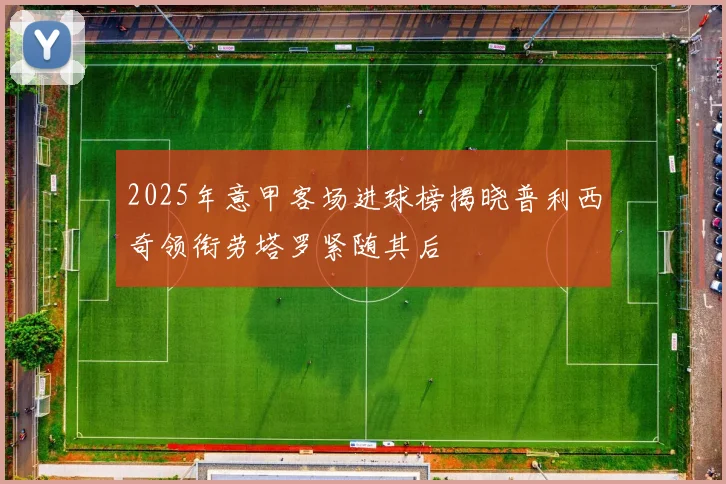 2025年意甲客场进球榜揭晓普利西奇领衔劳塔罗紧随其后