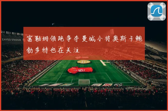 富勒姆领跑争夺曼城小将奥斯卡鲍勃多特也在关注